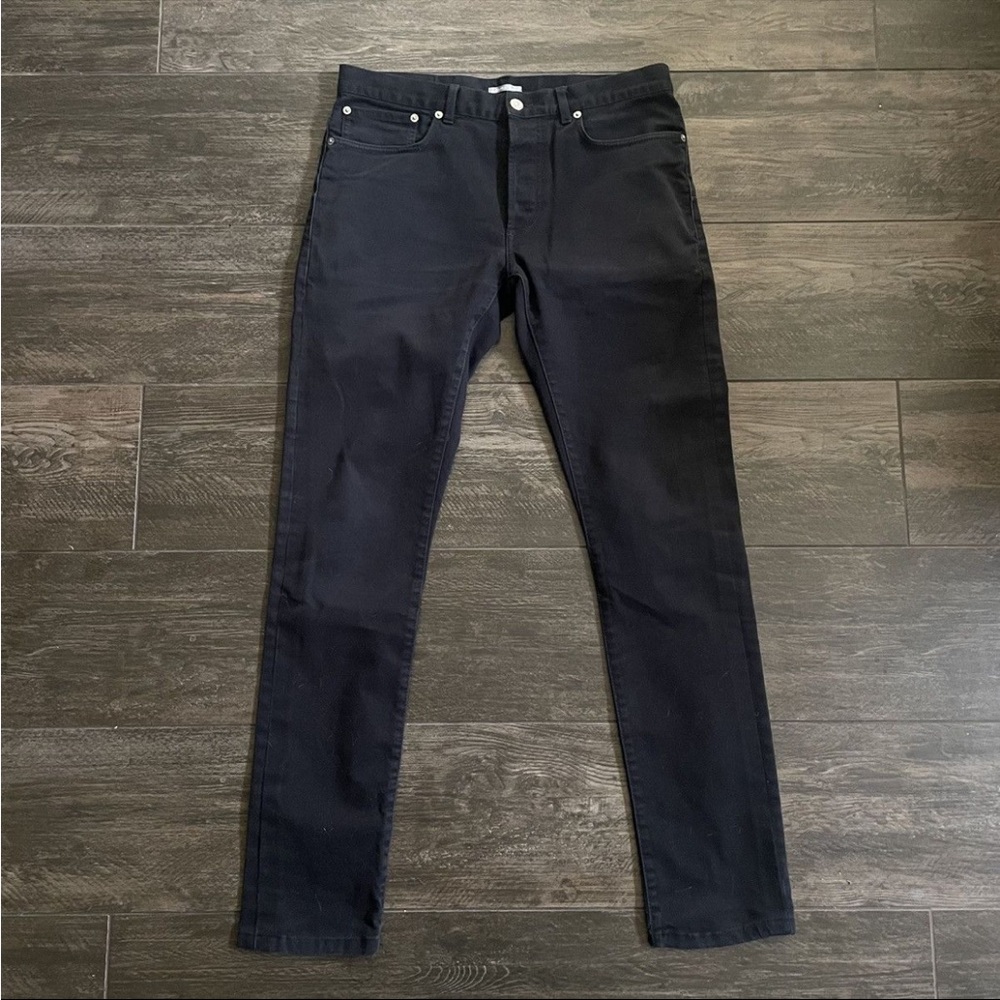 dior black denim jeans